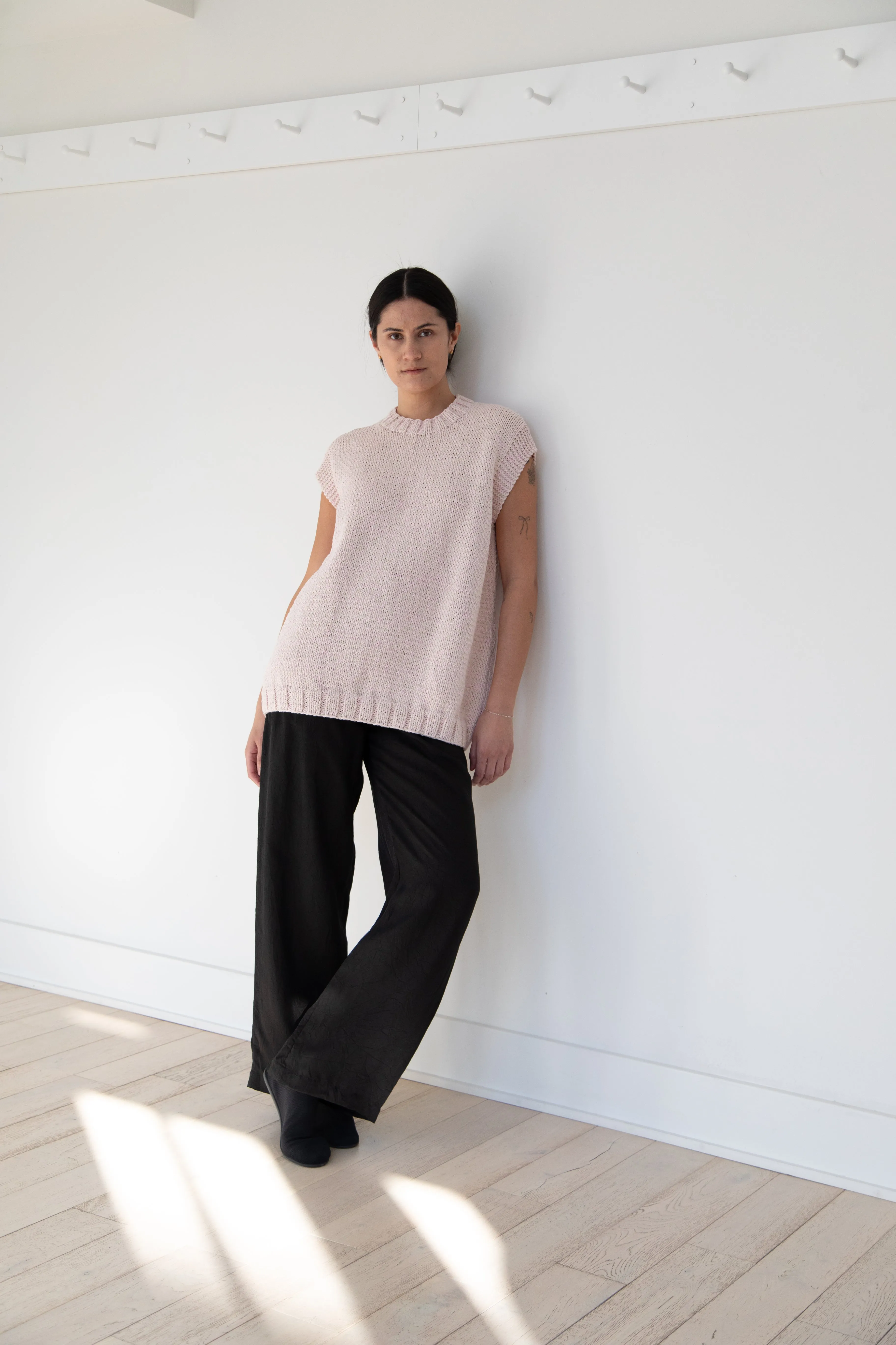 Casey Casey | Sleeveless Sweater in Pink