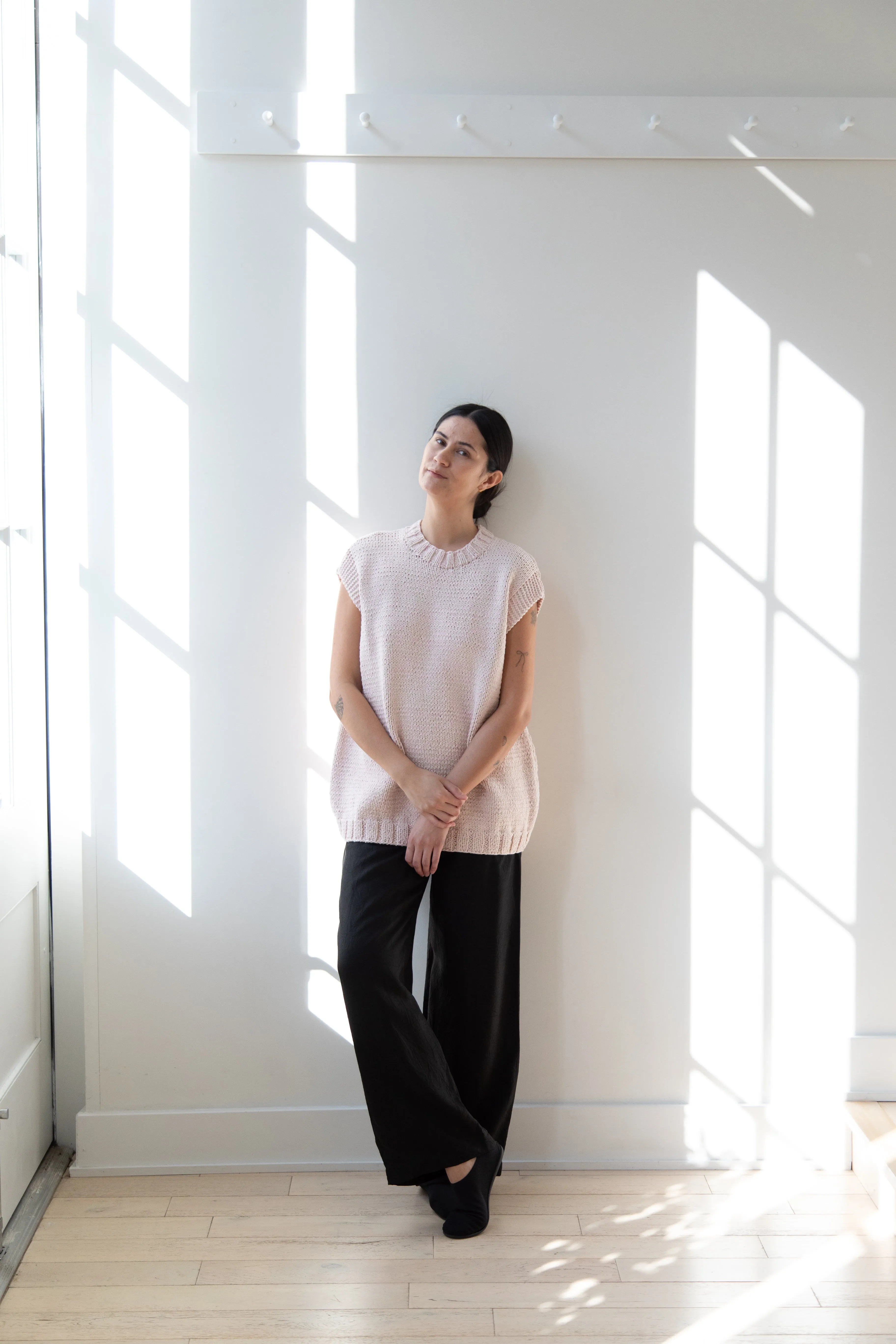 Casey Casey | Sleeveless Sweater in Pink