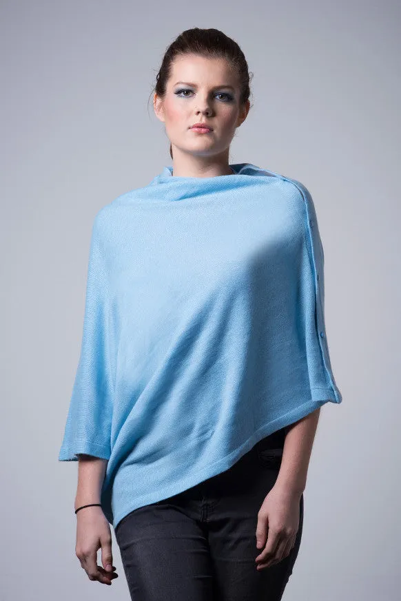 Cashmere Button Wrap W