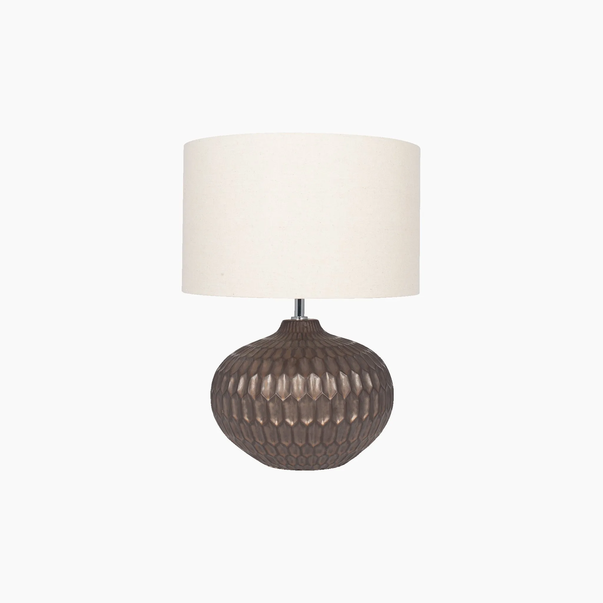 Cassius Bronze Textured Glazed Ceramic Table Lamp