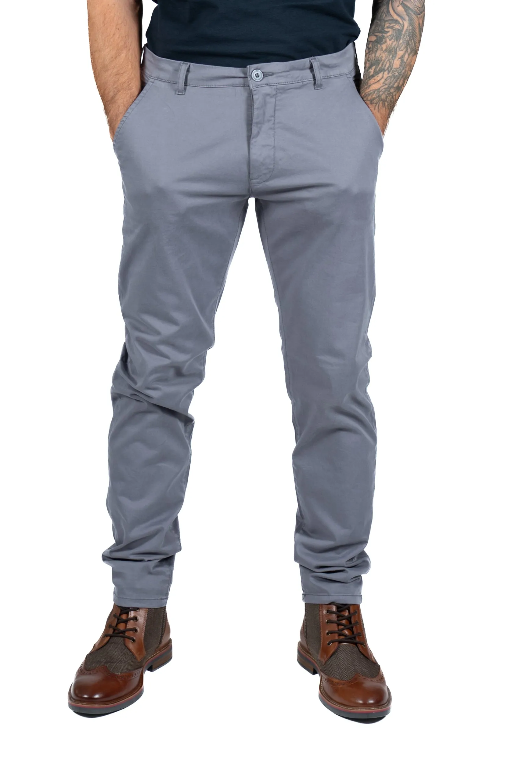 Casual Friday Smoked Pearl Grey Chinos