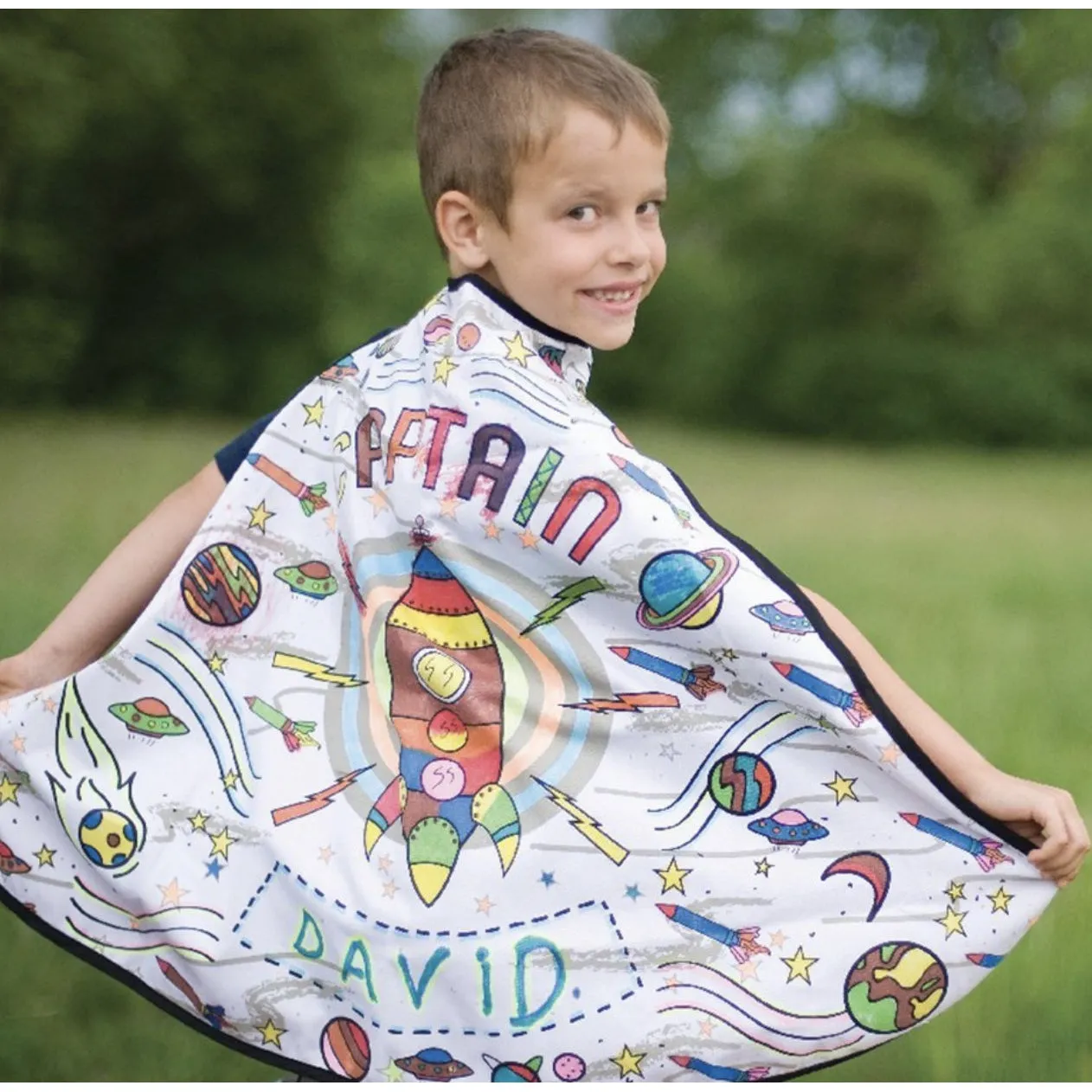 CEC Color-a-Cape Rocket Man