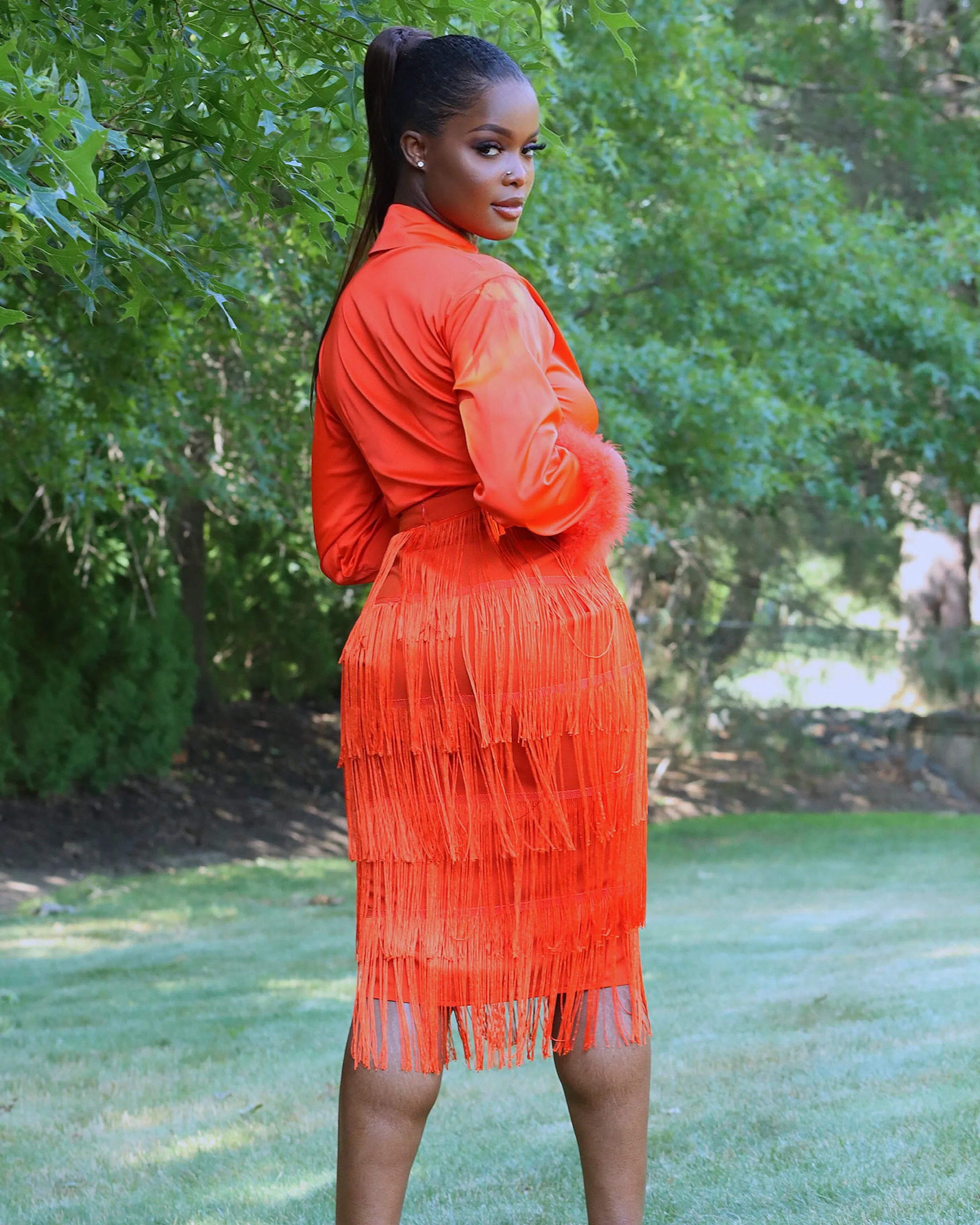 Cha Cha Fringe Skirt