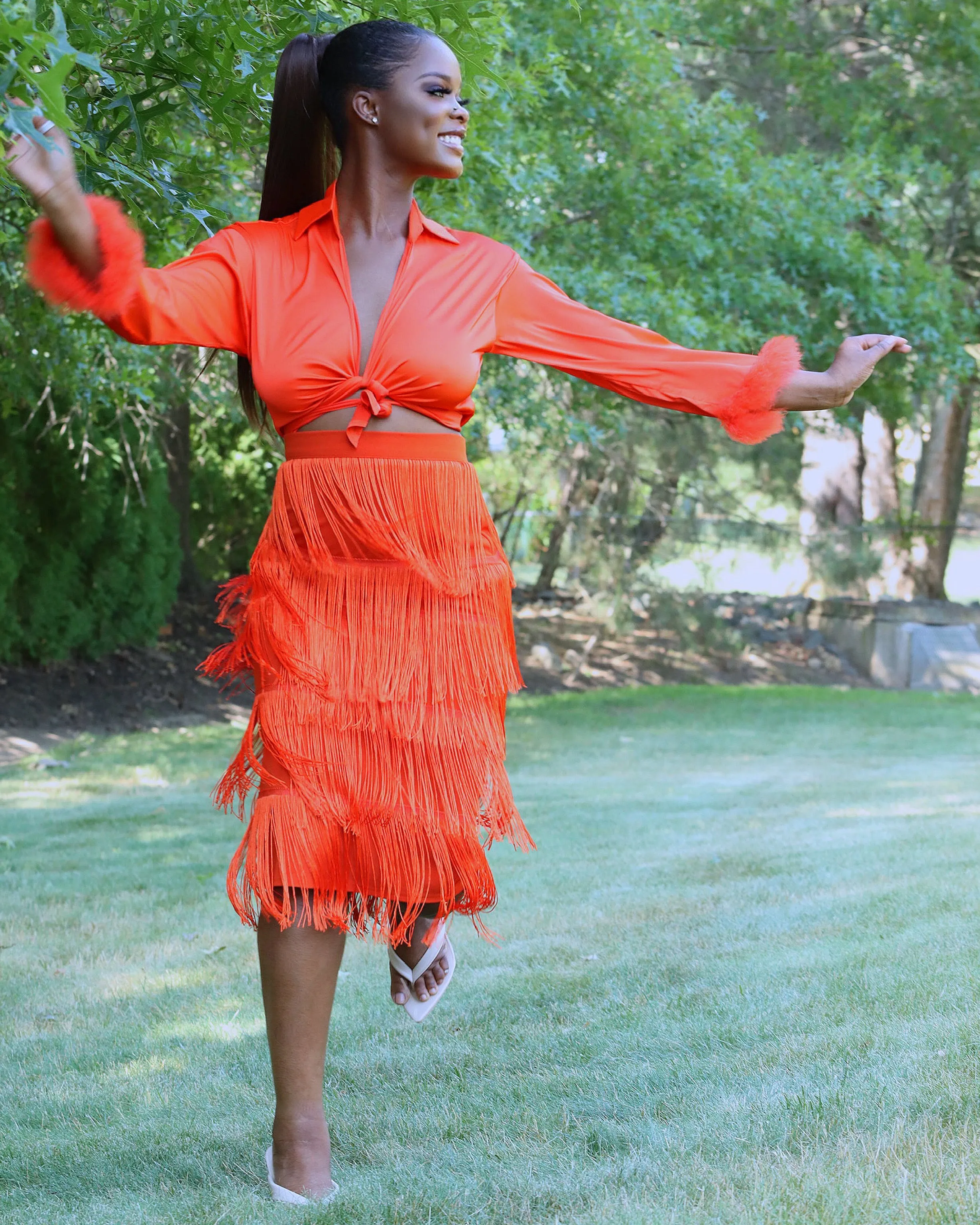 Cha Cha Fringe Skirt