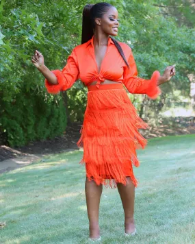 Cha Cha Fringe Skirt