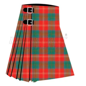 Chisholm Red Ancient Premium Tartan Kilt