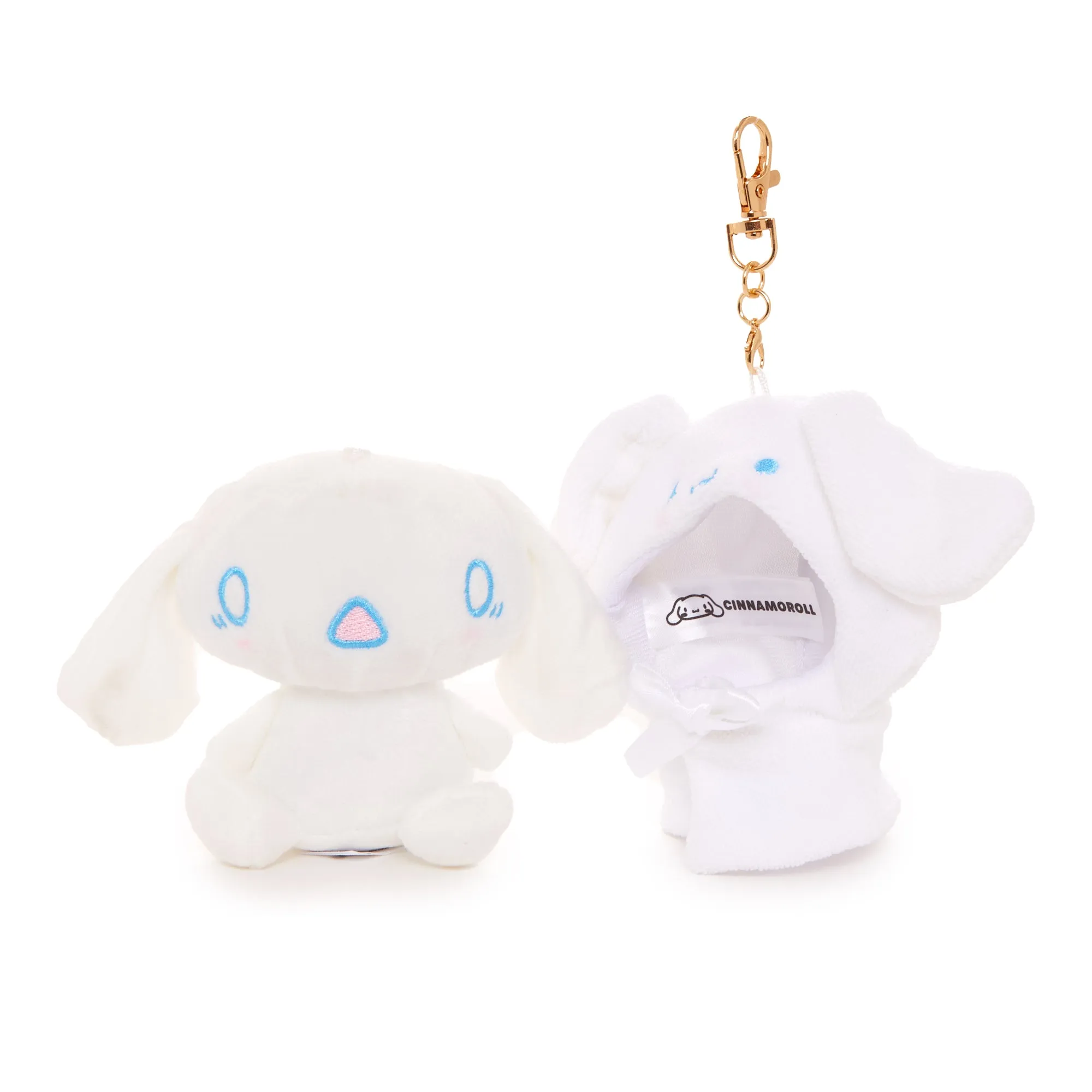 Cinnamoroll Plush Mascot Keychain (Frightened Series)