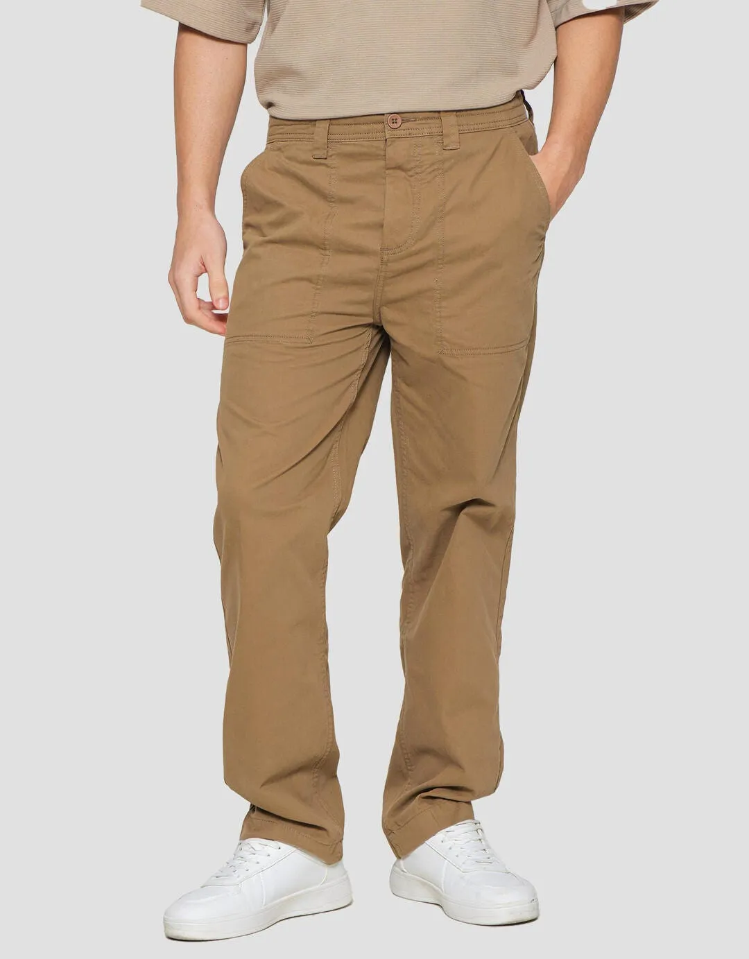 Cole Reguler Patch Pocket Celana Panjang Pria