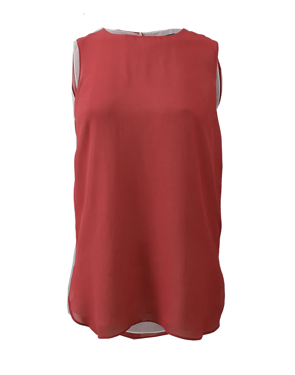 Colorblock Double Layer Tank