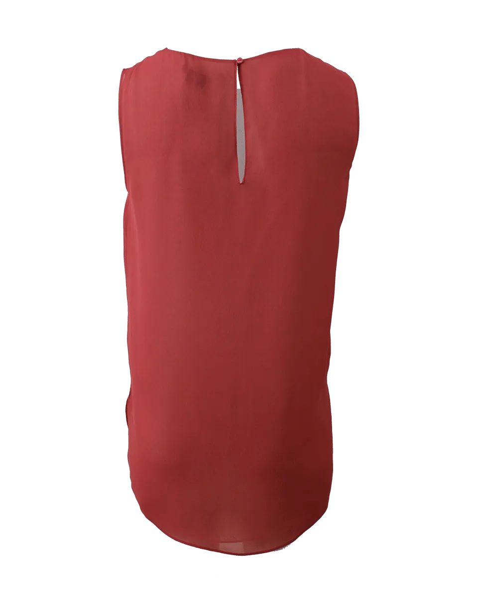 Colorblock Double Layer Tank