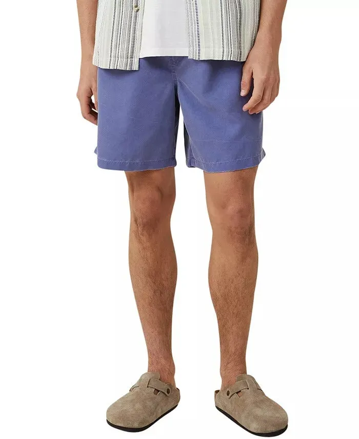 COTTON ON Men's Kahuna Relaxed Fit Shorts XXL 2XL Worker Blue Drawstring