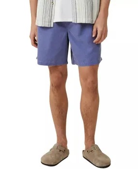 COTTON ON Men's Kahuna Relaxed Fit Shorts XXL 2XL Worker Blue Drawstring