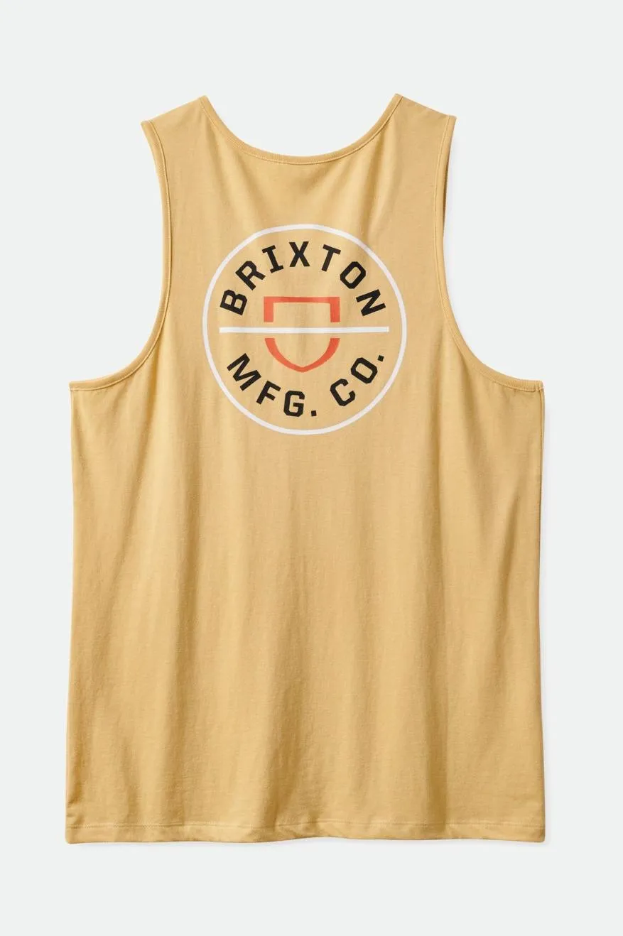 Crest Tank Top - Straw