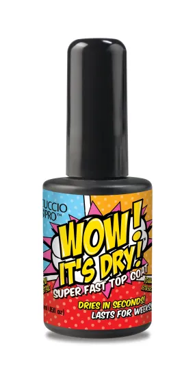 CuccioPro Wow It's Dry | Fast Dry Nail Polish Top Coat