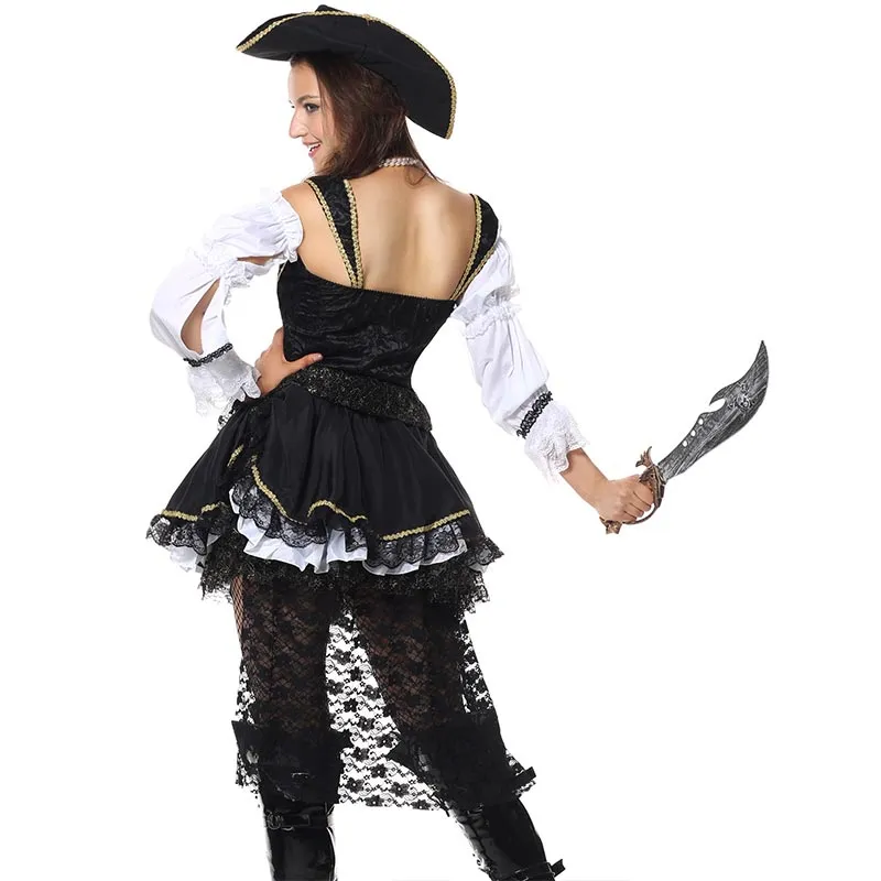 Deluxe Sultry Swashbuckler Adult Halloween Costume #Red #Pirate Costume