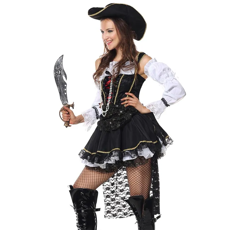 Deluxe Sultry Swashbuckler Adult Halloween Costume #Red #Pirate Costume