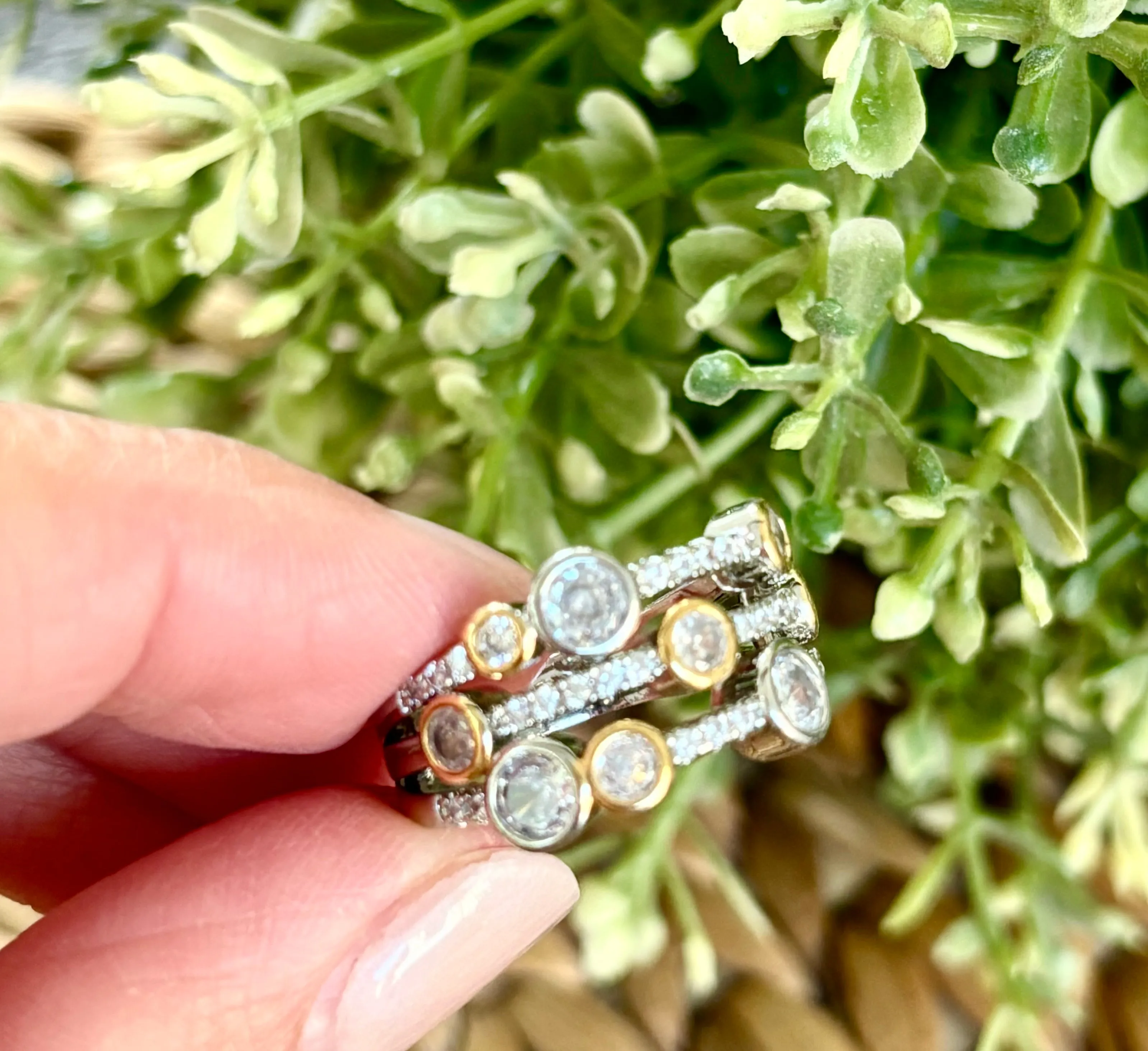 Designer Inspired Layered Ring