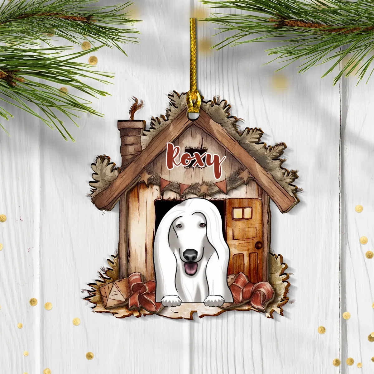 Dog House Christmas Ornament