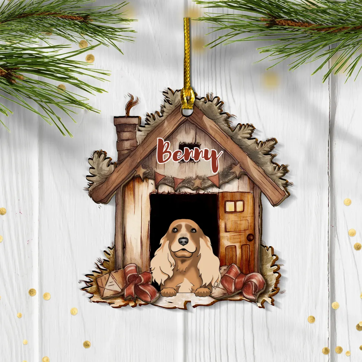 Dog House Christmas Ornament