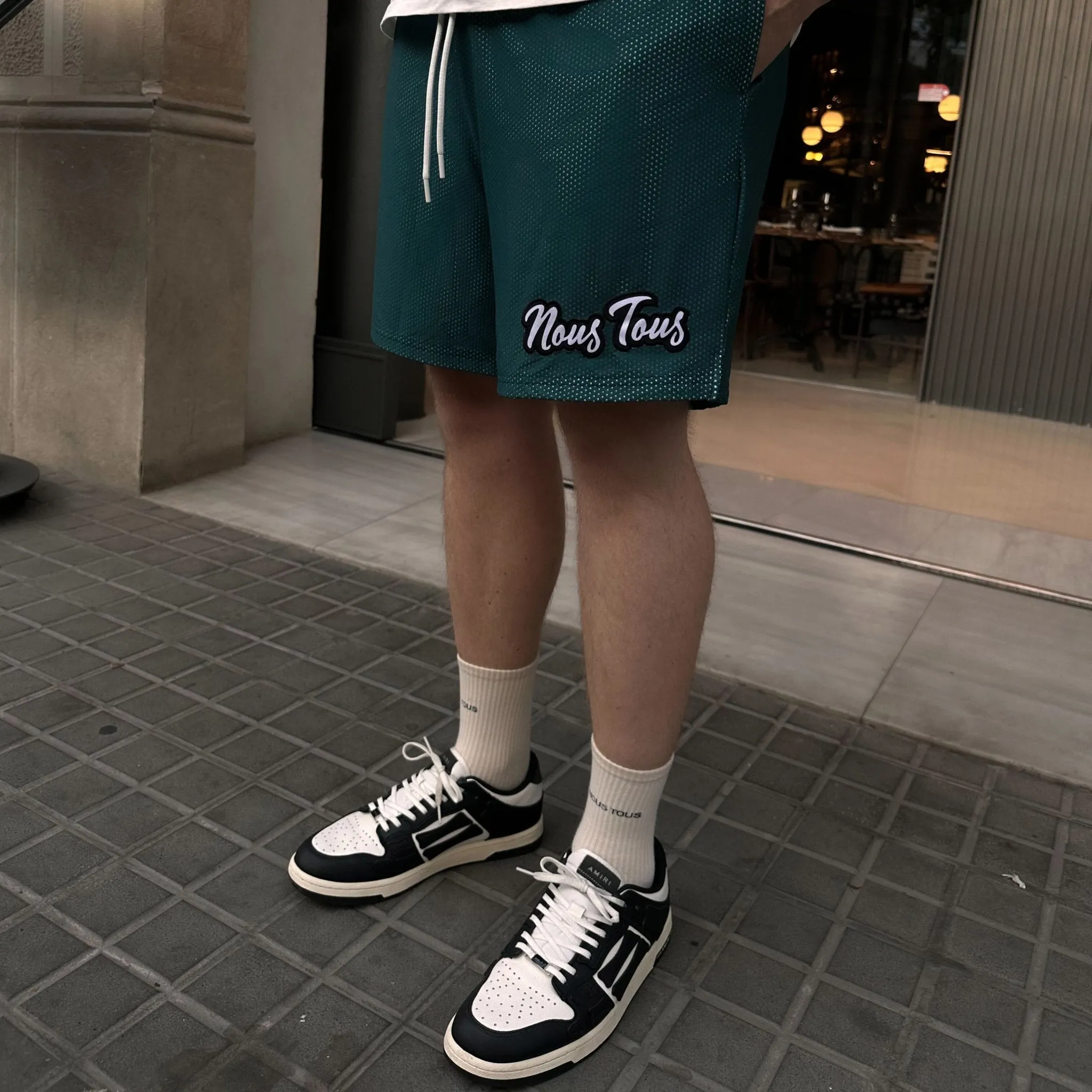 DRIP MESH SHORTS JADE GREEN