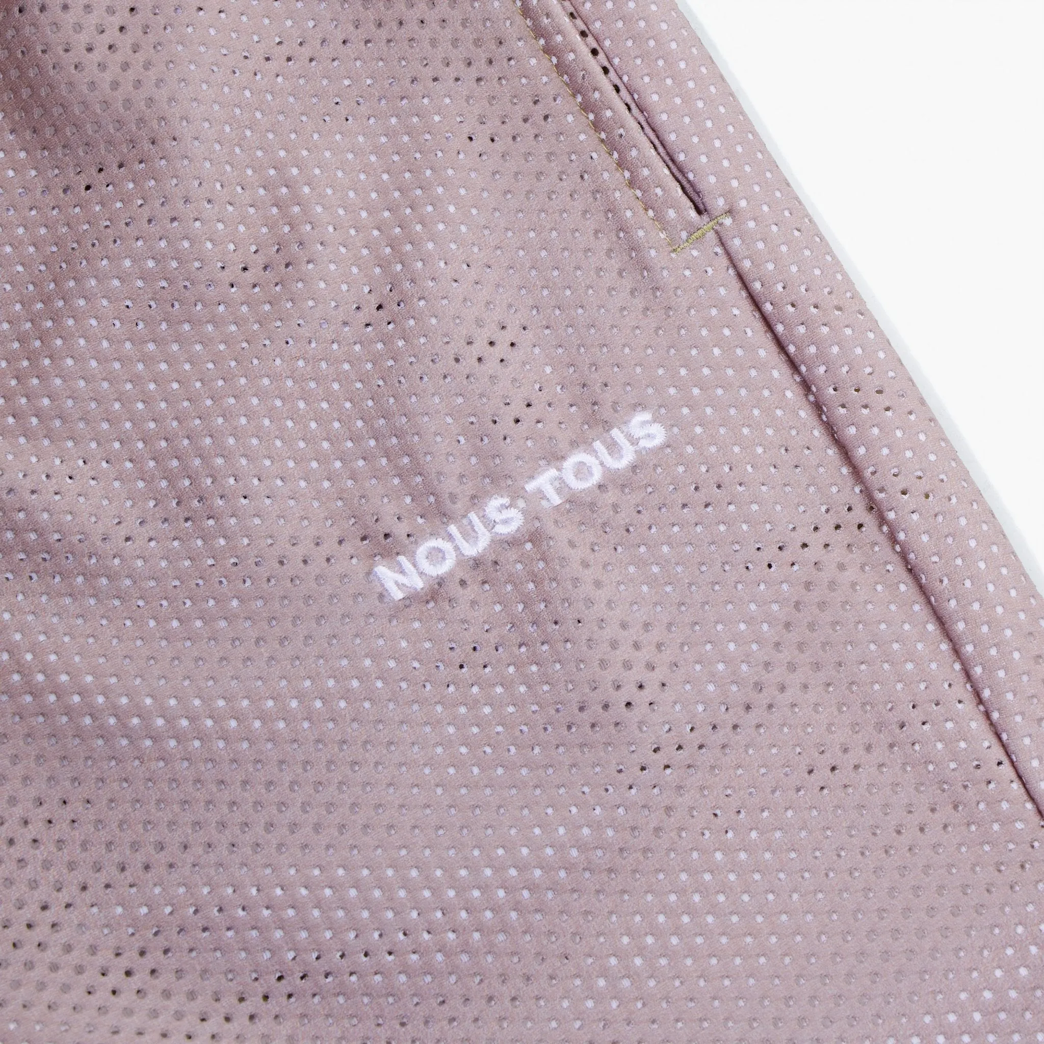 DRIP MESH SHORTS TAUPE