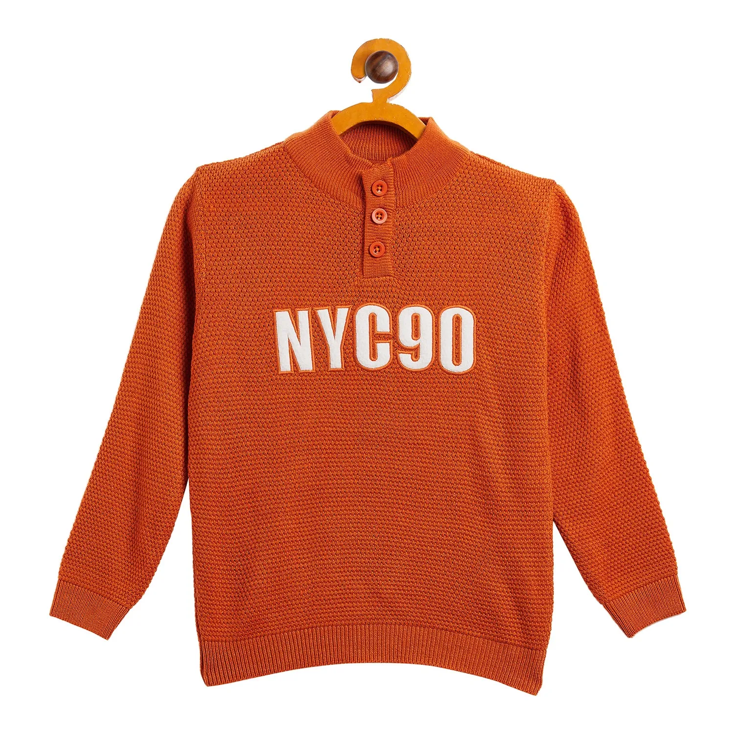Duke Stardust Boys Full Sleeve Button Placket Sweater (SDS3604)