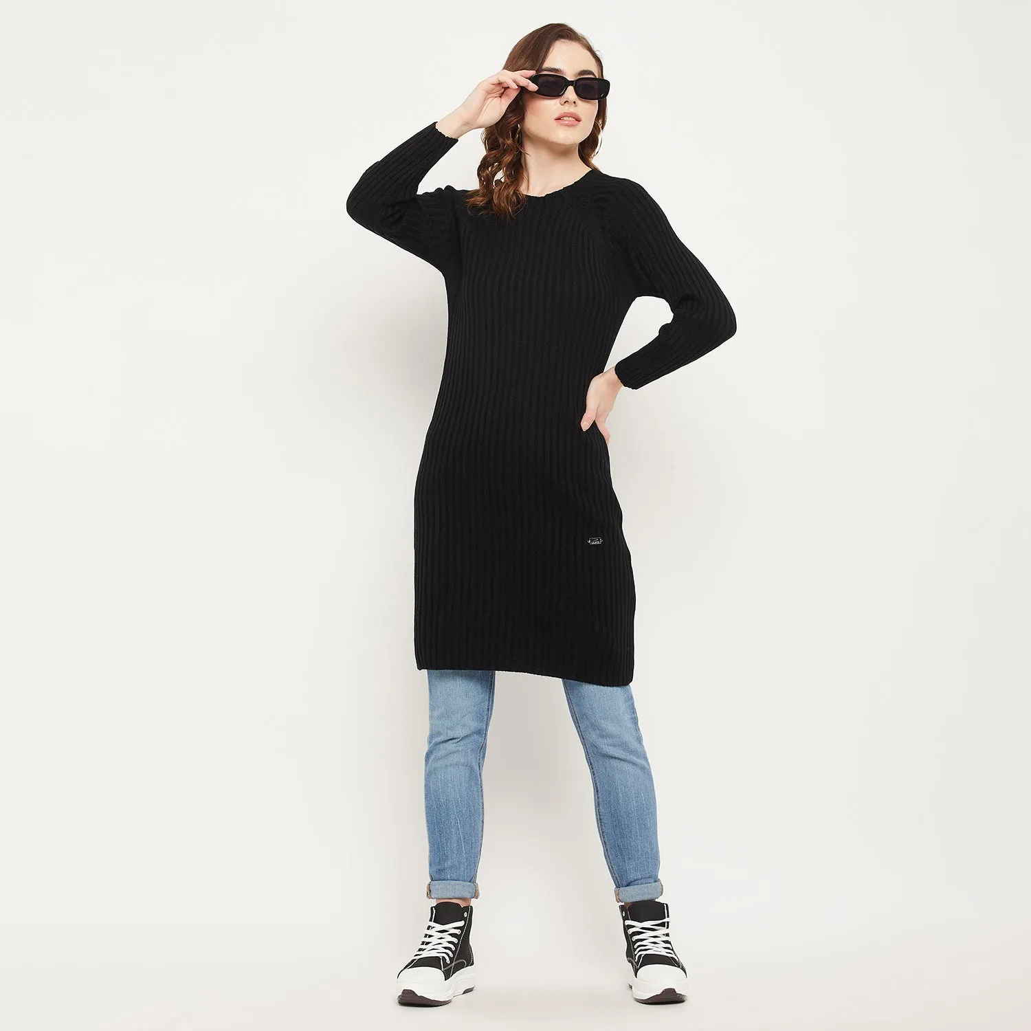 Duke Stardust Women Solid Long Pullover (SDS1028)