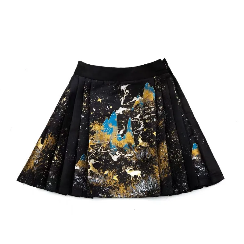 Elara Mini Horse Face Skirt (Mamianqun)