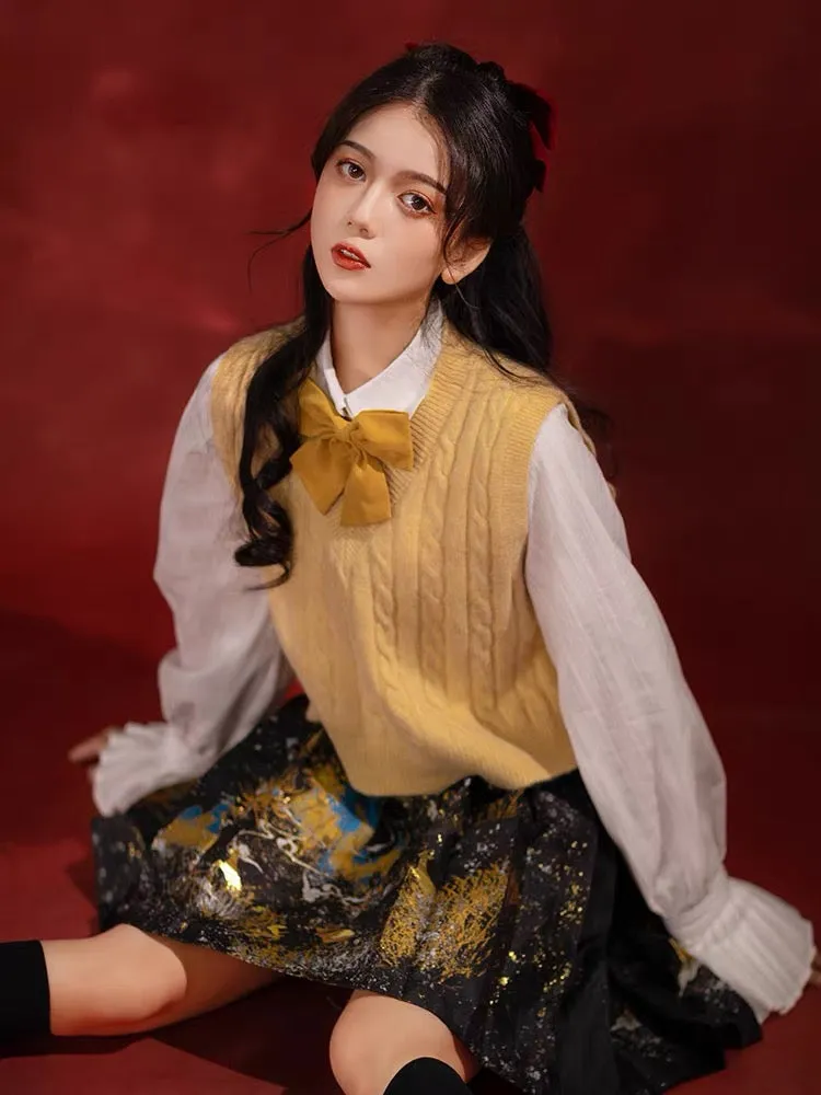 Elara Mini Horse Face Skirt (Mamianqun)