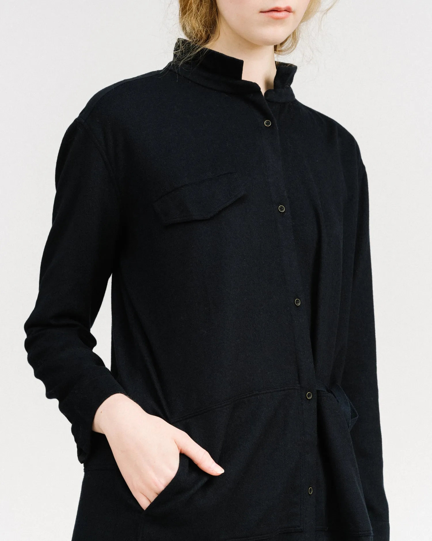 Elna shirt dress in ink