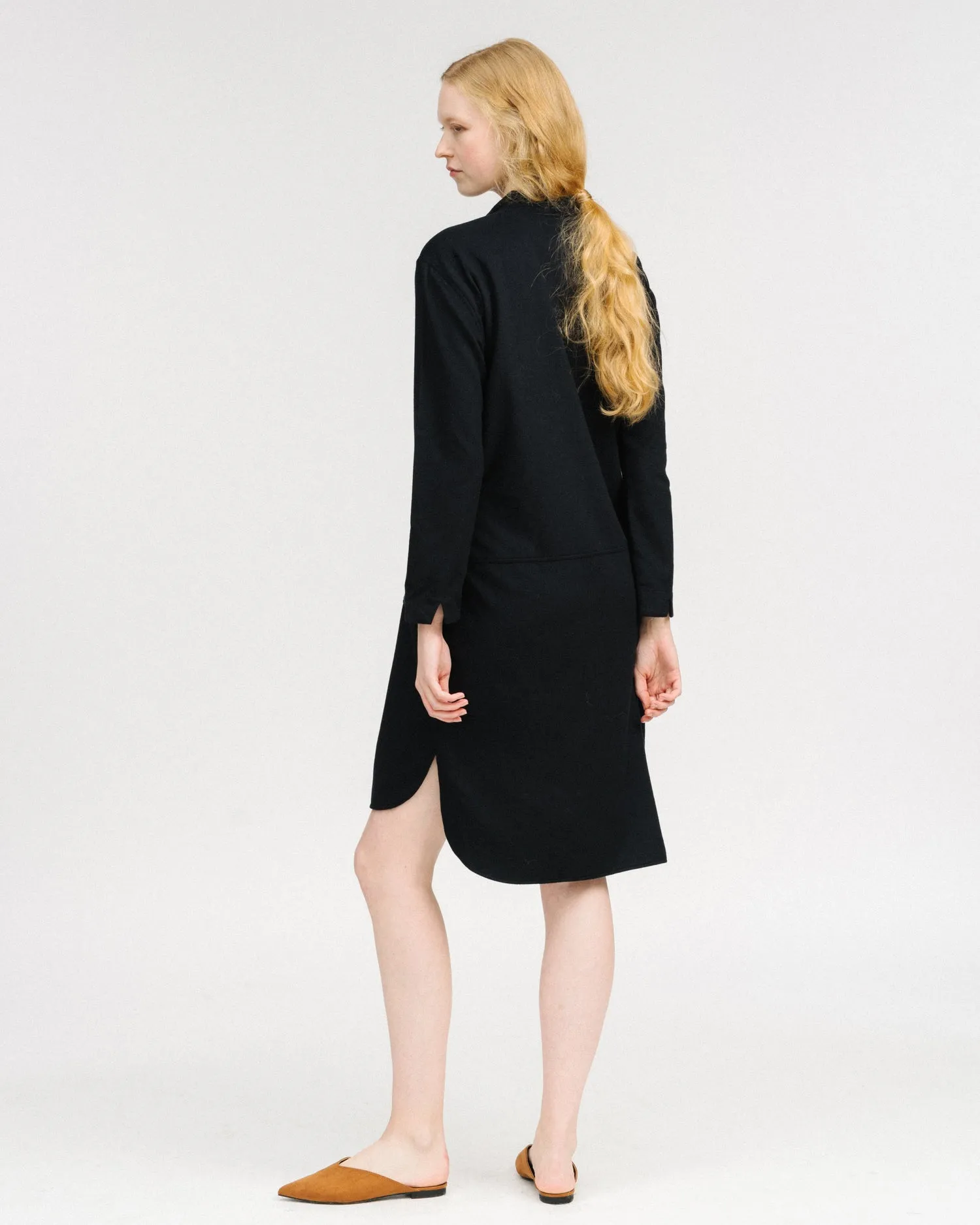 Elna shirt dress in ink