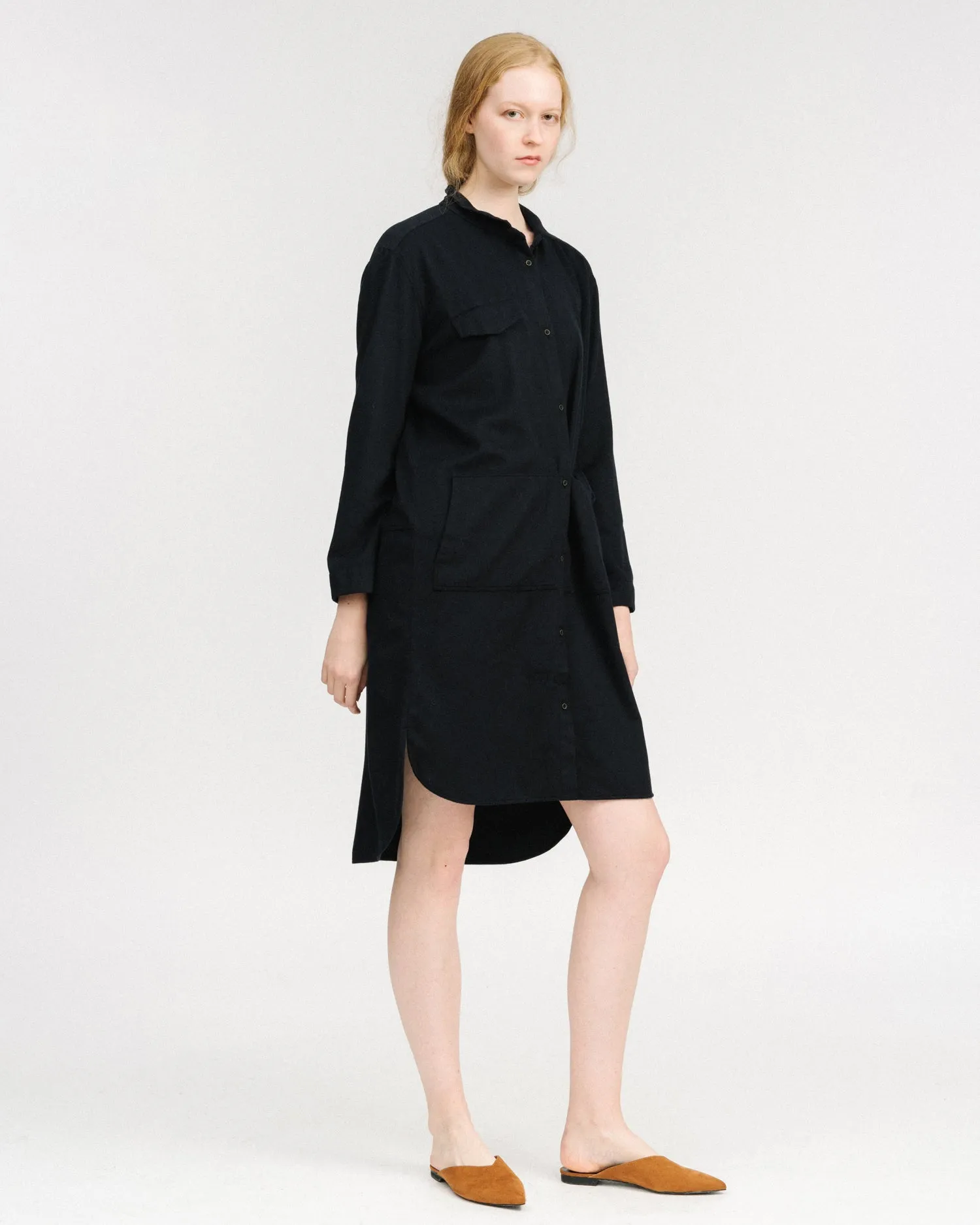 Elna shirt dress in ink