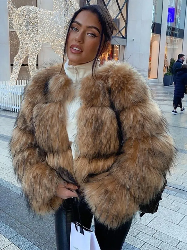 Faux Fur Coat