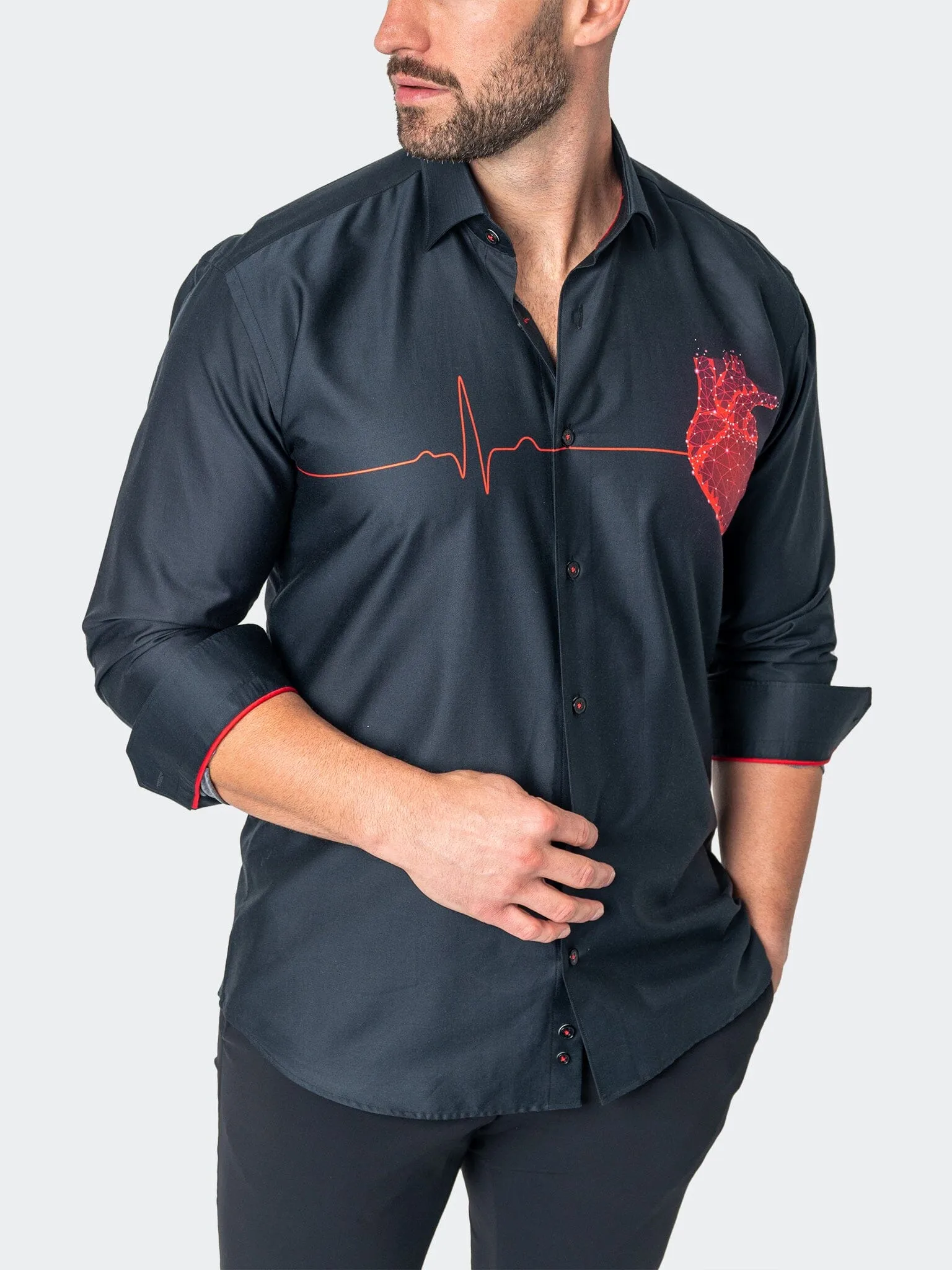 Fibonacci HeartBeat Black