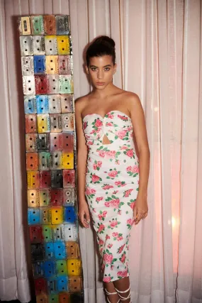 Floral Print Midi Dress
