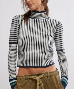 Free People Gamer Cuff Shirt