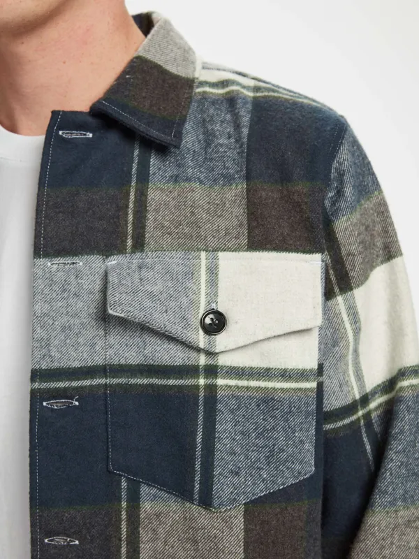 GABBA BLUE CHECK OVERSHIRT