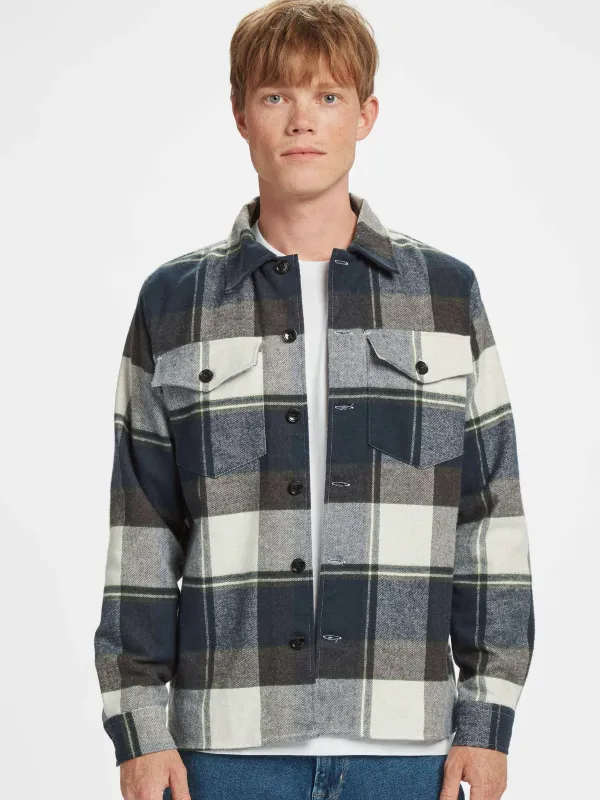 GABBA BLUE CHECK OVERSHIRT