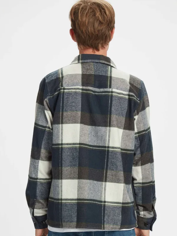 GABBA BLUE CHECK OVERSHIRT