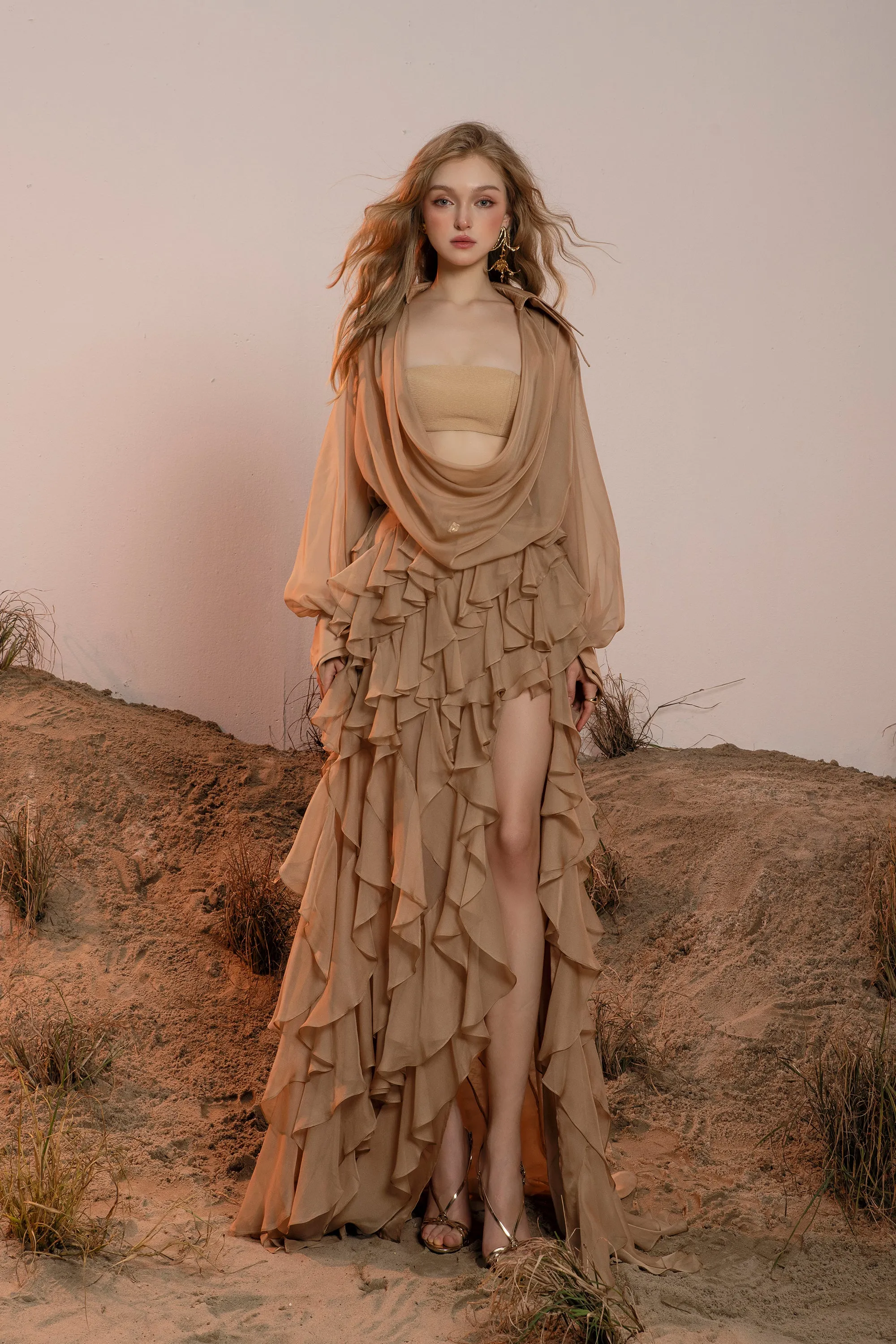GALIE High-Low Dress