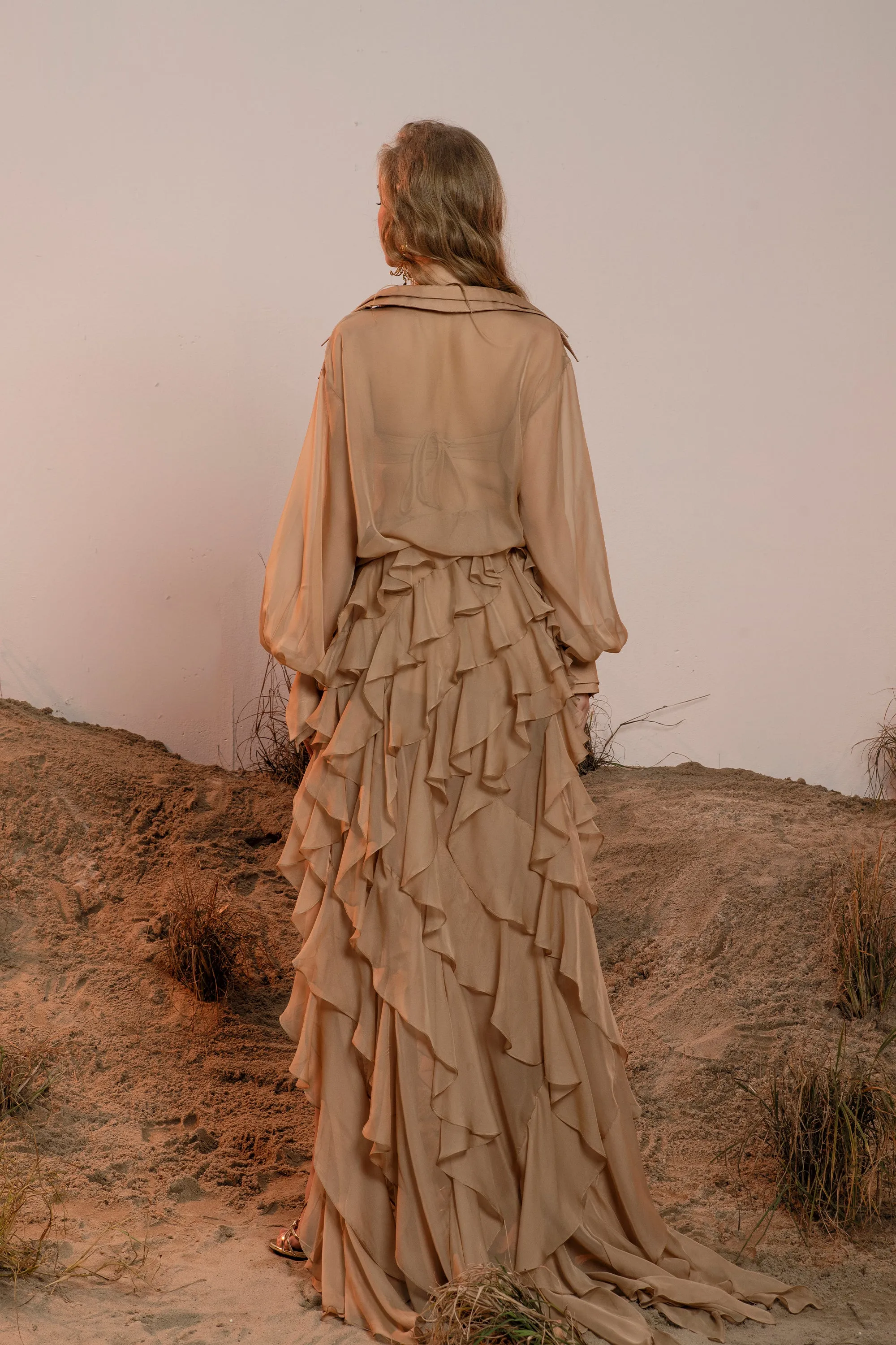 GALIE High-Low Dress