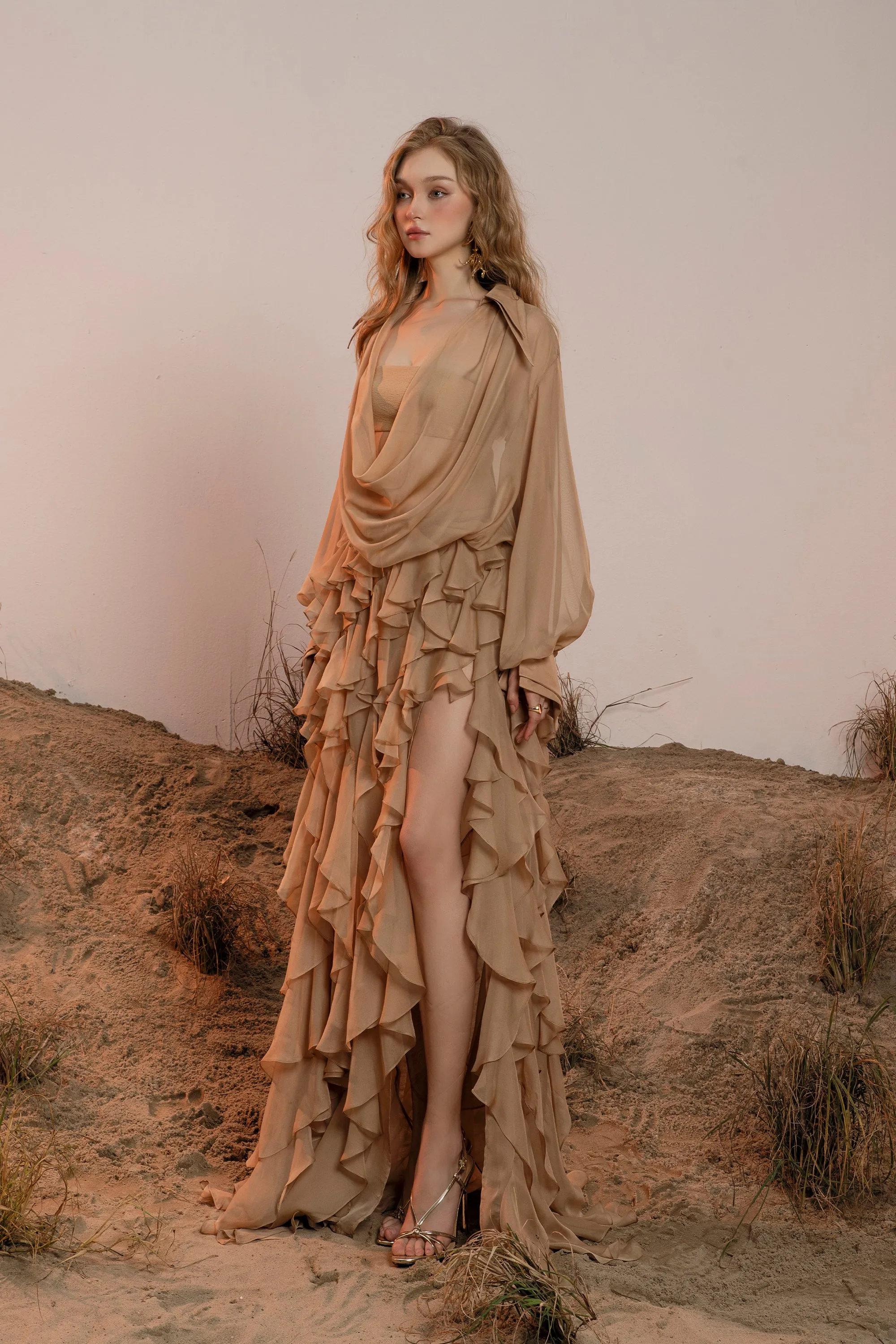 GALIE High-Low Dress