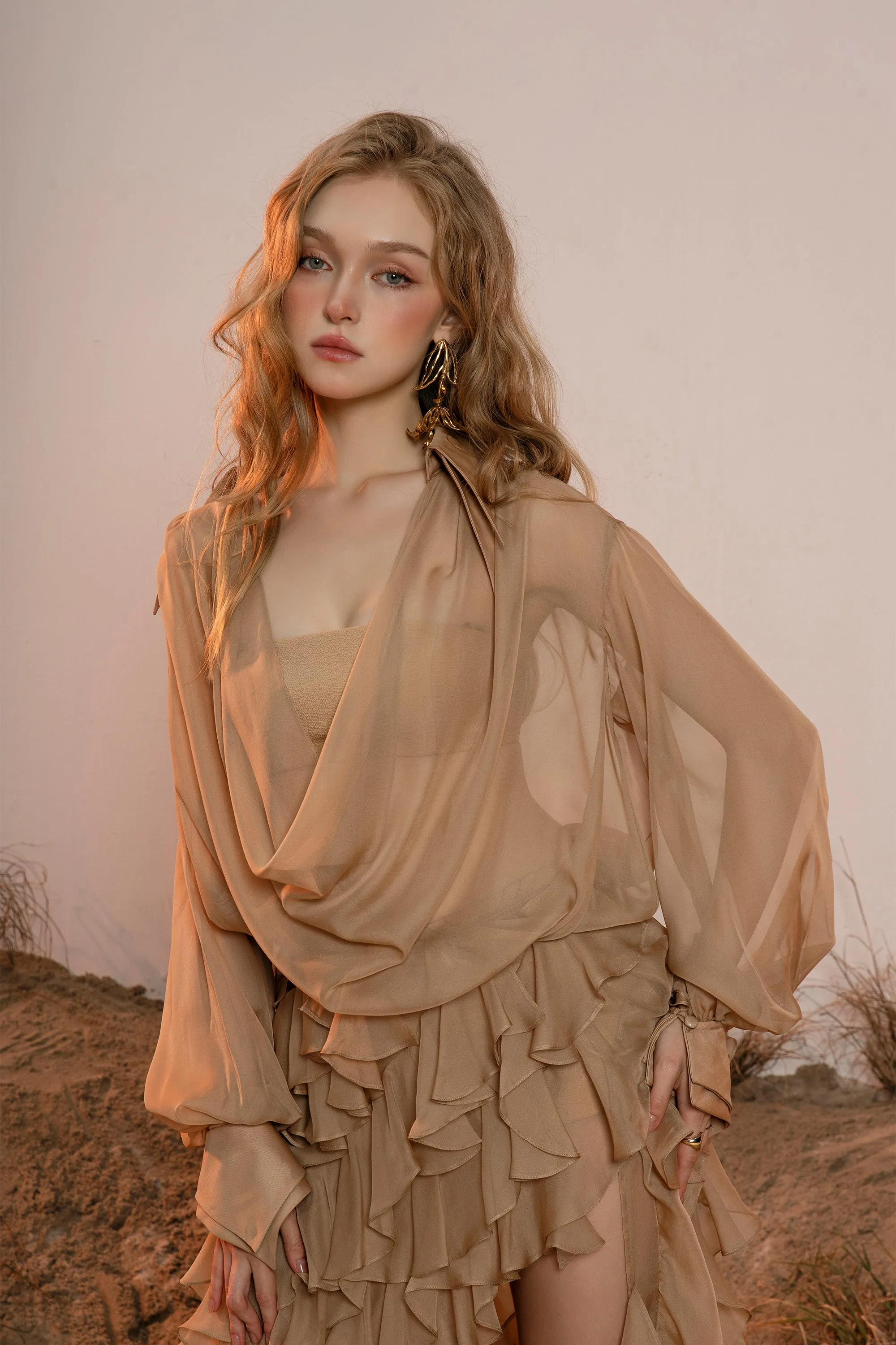GALIE High-Low Dress