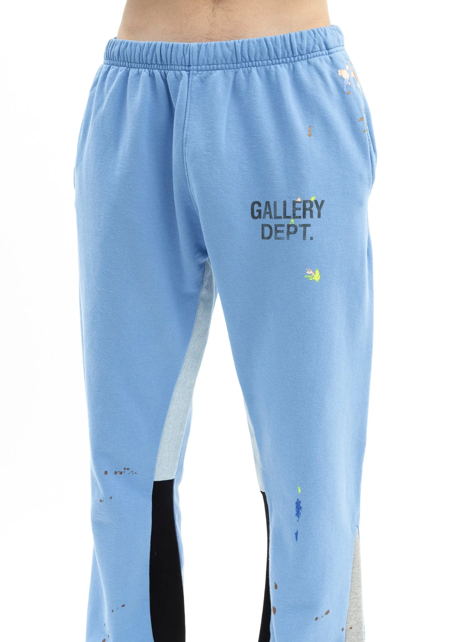 Gallery Dept Painted Flare Royal Blue Sweatpants