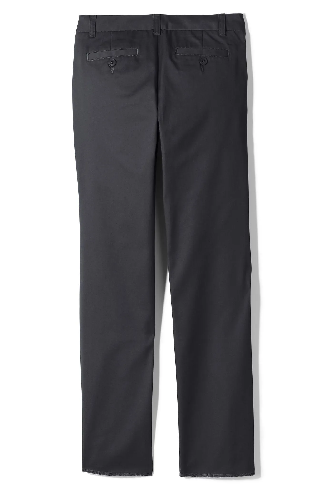 Girls' Plain Front Blend Chinos