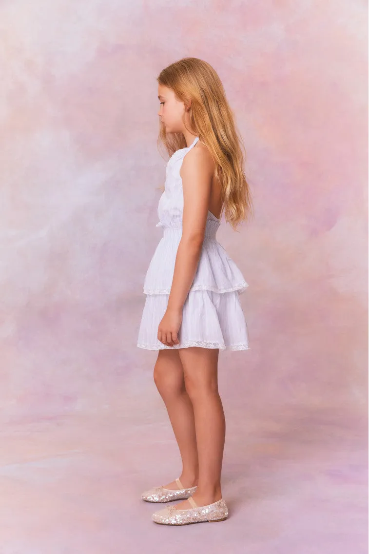 Girls Romille Stripe Dress