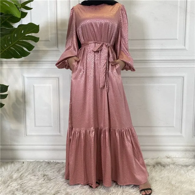 Glittery Dubai Romantic Abaya