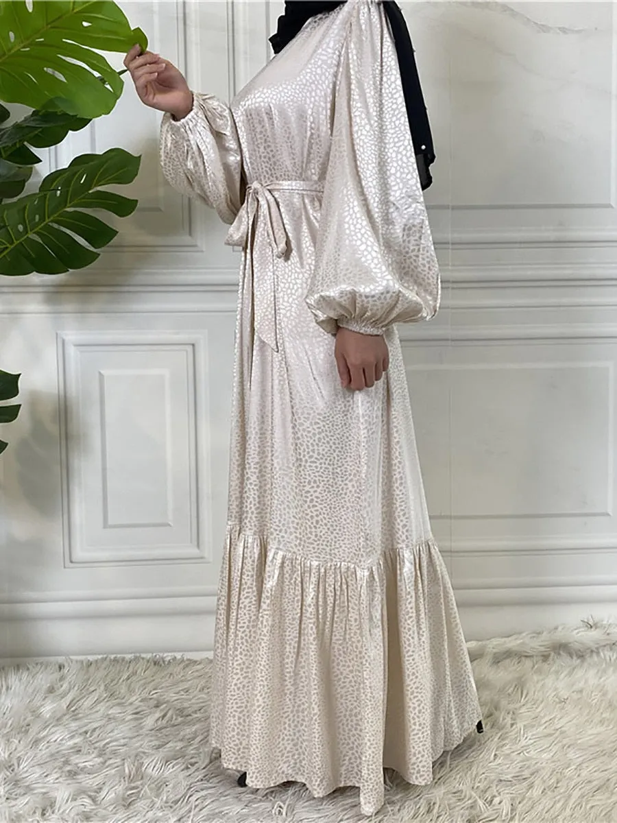 Glittery Dubai Romantic Abaya