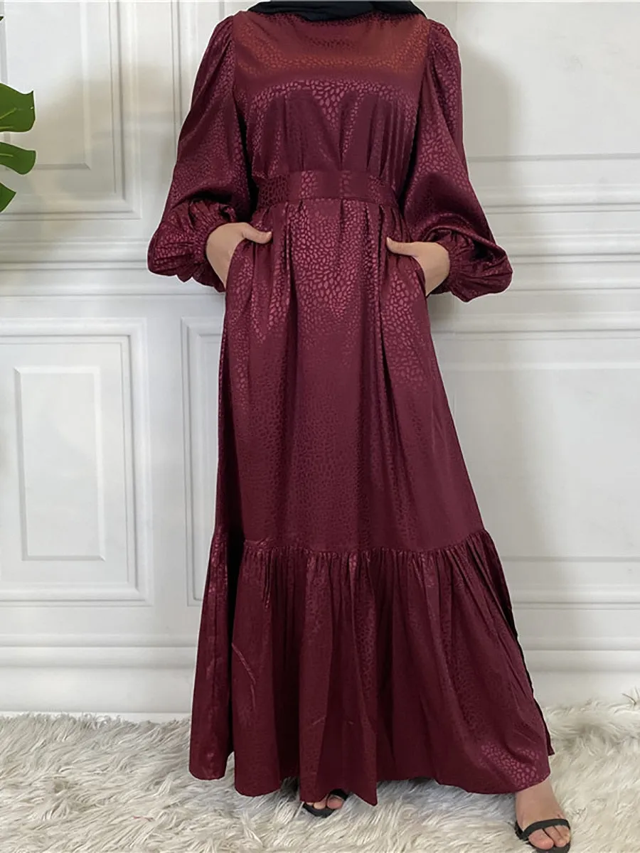 Glittery Dubai Romantic Abaya