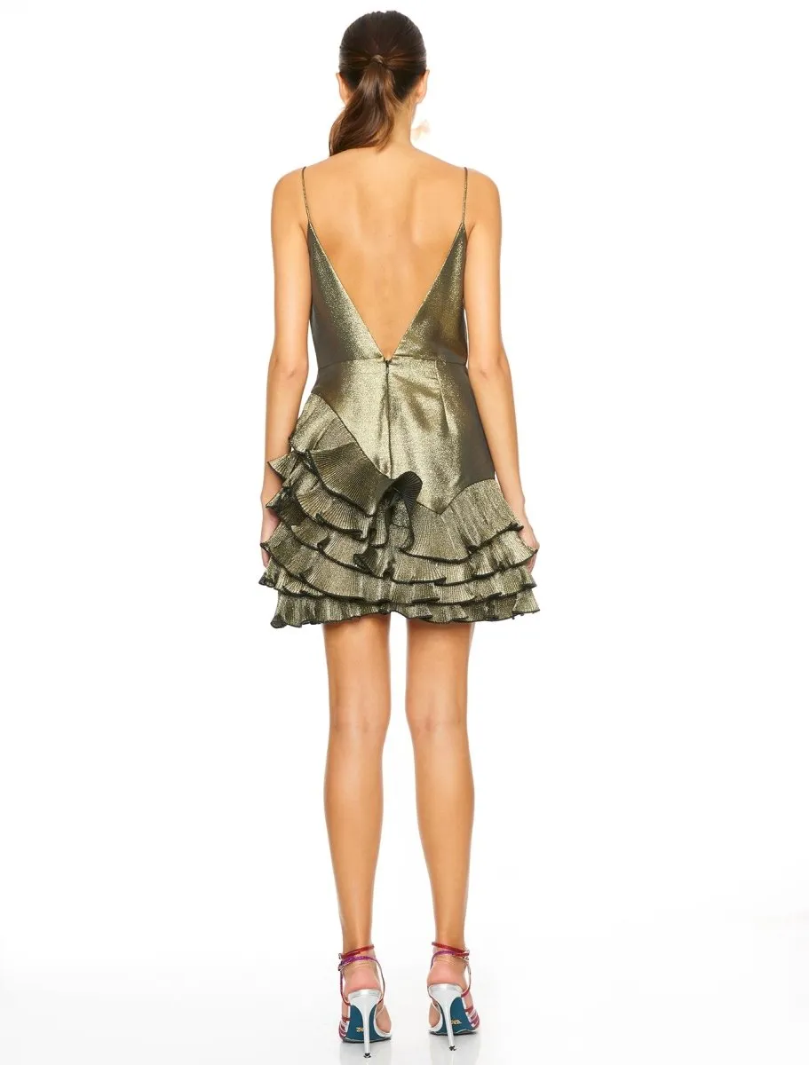 GOLDA RUFFLE MINI DRESS